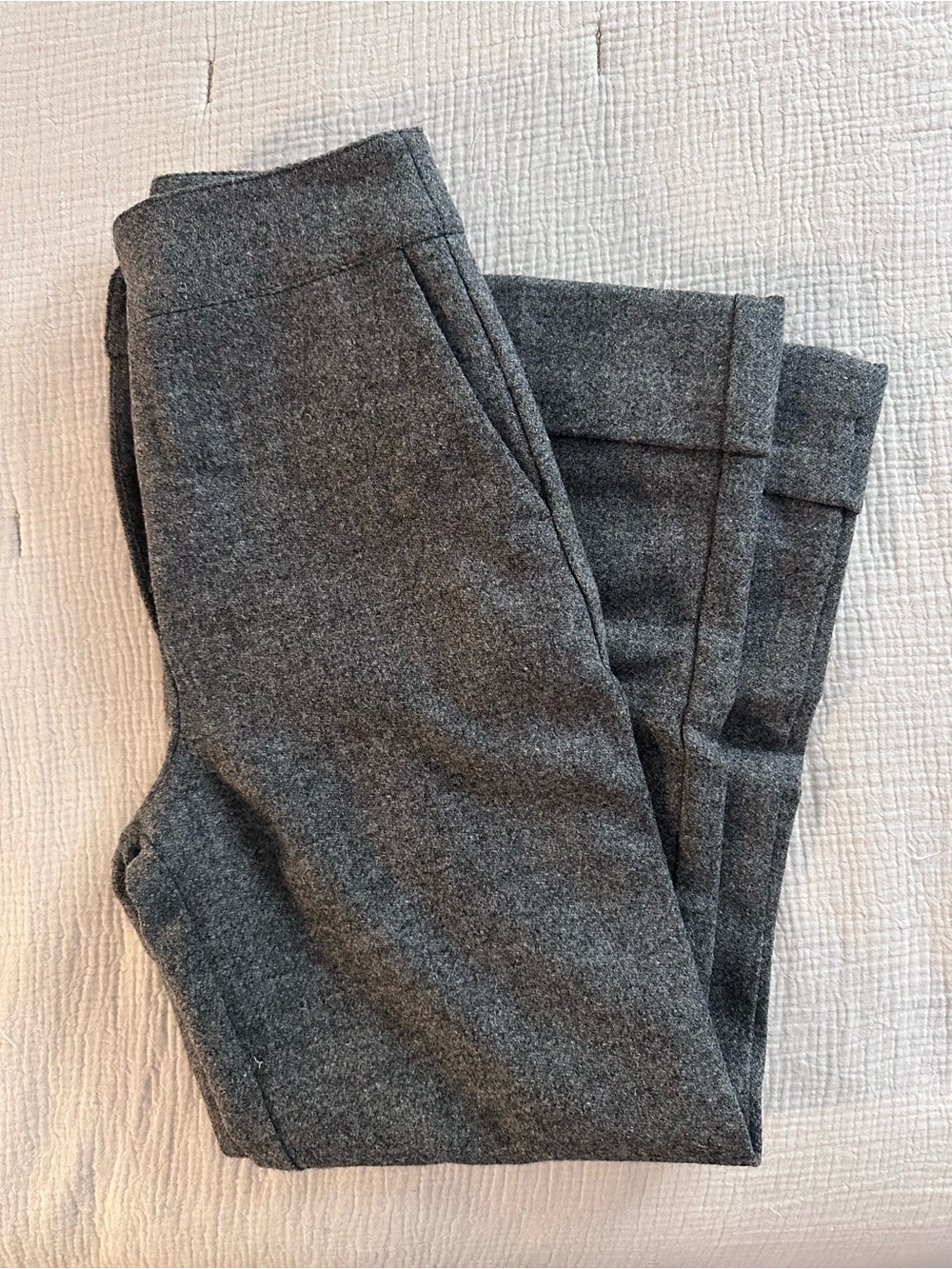 Sezane Damon Trousers Mottled Grey - Size 2 34 - Picture 4 of 9
